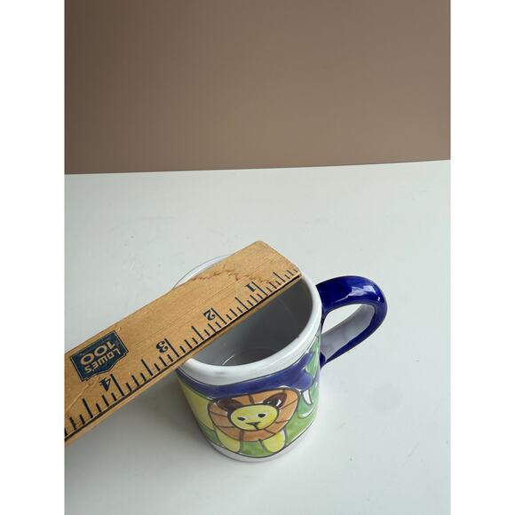 Starbucks Hand Painted Lion Mug | Made in Italy | Colorful Ceramic - Picture 8 of 9